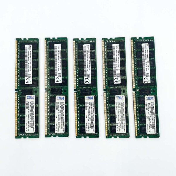 SK hynix 16GB DDR4 RAM, HMA42GR7AFR4N-TF, 2Rx4, PC4-2133P, Registered DIMM, 5er Pack, Server-Speicher