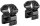 Hawke Optics 22114 Montageringe, 1 Zoll, hoch, 2-teilig, Weaver, Doppelschraube, Sport Match, robust