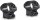 Hawke Optics 22100 Mounting Rings, 11 mm Rail, 1 Inch Diameter, Low Profile, Double Screw Lock