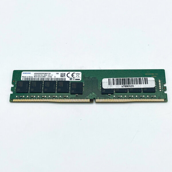 Samsung Server-RAM 32GB DDR4, Modell M393A4G43MB1-CTD, 2Rx8, PC4-2666V, ECC, 288-Pin DIMM