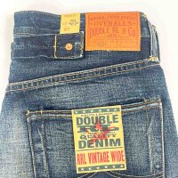 Ralph Lauren Kenley Jeans, size 27, vintage wide-fit, Kenley wash, blue, high waist, 5-pocket style