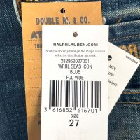 Ralph Lauren Kenley Jeans, size 27, vintage wide-fit, Kenley wash, blue, high waist, 5-pocket style