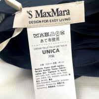 S Max Mara Schal, Einheitsgröße, Modell quadratisches Tuch, Blau Neutro Ultramarine, Maße 210x48cm, elegantes Accessoire