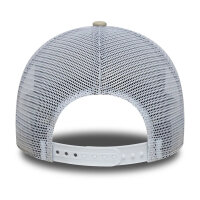New Era 60675518 Trucker Cap, New York Yankees, cream-colored, A-frame, adjustable, breathable
