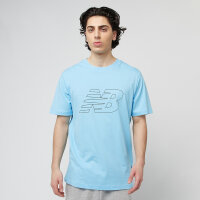 New Balance 60300534 Flying NB T-Shirt S, Team Sky Blue, atmungsaktiv, sportlich, Kurzarm