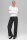 alo Yoga Suit Up Hose, Größe M (8-10), lange Damen-Sporthose, schwarz, elastisch, hoher Bund