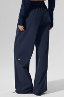 alo Yoga Suit Up Hose, Größe S (4-6), Damen, lang, marineblau, elastischer Bund, sportlich, bequem