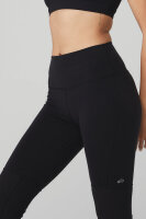 alo Yoga Goddess Leggings, Größe M (8-10), Damen Sporthose, Schwarz, hoher Bund, Stretch, atmungsaktiv