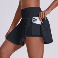 alo Yoga Sport Skirt, Size M (8-10), Black, breathable, elastic waistband, ideal for training and leisure