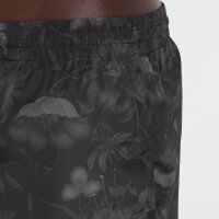 GUCCI 864393 XHALM Swim Shorts, Size 52, Nylon, Floral Print, Black/Multicoloured