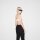 GUCCI 819919 XHAKB Bikini S, weiß, funkelnder Stretch-Jersey, Metalldetail