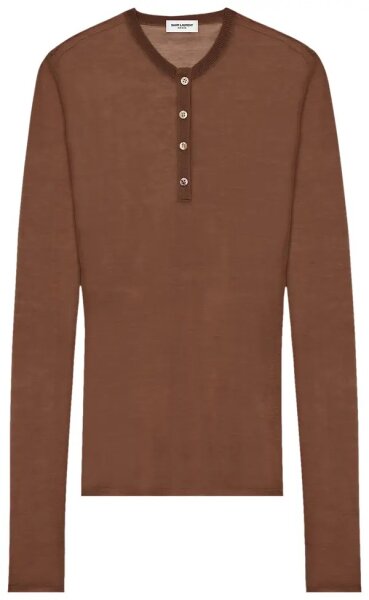 Saint Laurent Tunisi Langarmshirt, Größe S, Modell 792806 Y760Y 2000, schwarzes Shirt, klassischer Schnitt, eleganter Look
