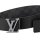 Louis Vuitton LV Initiales reversible belt, 110 cm, Graphite, wearable on both sides, iconic buckle