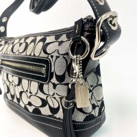 Coach Tabby shoulder bag F04U-9363, canvas, signature design, 30x18 cm, elegant look, versatile carrying options