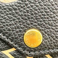 Louis Vuitton Félicie Pochette M82479, Umhängetasche, Schwarz/Beige, Monogram Empreinte Leder, 21x12x3 cm