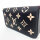 Louis Vuitton Félicie Pochette M82479, Umhängetasche, Schwarz/Beige, Monogram Empreinte Leder, 21x12x3 cm