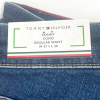 Tommy Hilfiger Damenjeans New Doreen Como Skinny, WW0WW45010, W27/L30, normale Bundhöhe, schmal geschnitten