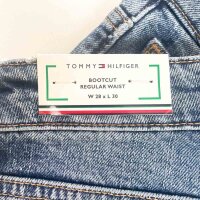 Tommy Hilfiger Damenjeans WW0WW44354, Bootcut, W28/L30, normale Leibhöhe, klassischer Schnitt