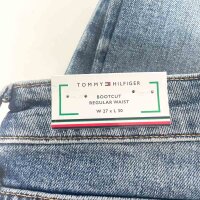 Tommy Hilfiger Damenjeans WW0WW44354, Bootcut, Größe W27/L30, normale Bundhöhe, klassischer Schnitt