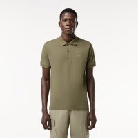 Lacoste L1212 Herren-Poloshirt, Größe L, khakigrün, Baumwolle, schmale Passform, Modell 267124