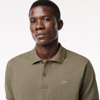 Lacoste L1212 Herren-Poloshirt, Größe L, khakigrün, Baumwolle, schmale Passform, Modell 267124