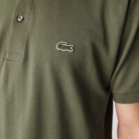 Lacoste L1212 Herren-Poloshirt, Größe L, khakigrün, Baumwolle, schmale Passform, Modell 267124