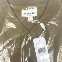 Lacoste L1212 Herren-Poloshirt, Größe L, khakigrün, Baumwolle, schmale Passform, Modell 267124