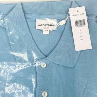 Lacoste L1212 Herren Slim-Fit Poloshirt, Größe L, hellblau, Baumwolle, schmale Passform, sportlich, Modell 267209