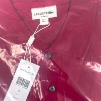 Lacoste PH4012 Herren Poloshirt, Größe L, Rot, Slim Fit, Baumwolle, Schmale Passform