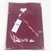 Lacoste PH4012 Herren Poloshirt, Größe L, Rot, Slim Fit, Baumwolle, Schmale Passform