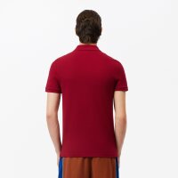 Lacoste PH4012 Herren Slim-Fit Poloshirt, Größe XL, Rot, Baumwolle, Schmale Passform