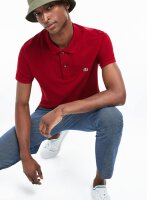 Lacoste PH4012 Herren Slim-Fit Poloshirt, Größe XL, Rot, Baumwolle, Schmale Passform