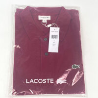 Lacoste PH4012 Herren Slim-Fit Poloshirt, XXL, Rot, Baumwolle, Schmale Passform