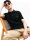 Lacoste L1212 Herren-Poloshirt, Größe M, Schwarz, Baumwolle, Slim Fit, Kurzarm, klassischer Kragen