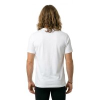 Nike Herren T-Shirt AR5004, Sportswear Icon Futura, Größe L, Weiß-Rot, Kurzarm, Baumwolle
