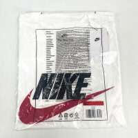 Nike Herren T-Shirt AR5004, Sportswear Icon Futura, Größe L, Weiß-Rot, Kurzarm, Baumwolle