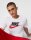Nike Herren T-Shirt AR5004, Sportswear Icon Futura, Größe L, Weiß-Rot, Kurzarm, Baumwolle