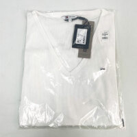 Tommy Hilfiger Tommy Jeans Essential Womens T-Shirt, V-neck, short sleeve, size S, white, model DW0DW17385
