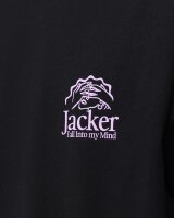 Jacker Warehouse T-Shirt L, Schwarz, Baumwolle, klassisches Herren-Shirt, bequemer Schnitt