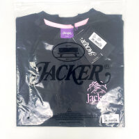 Jacker Warehouse T-Shirt L, Schwarz, Baumwolle, klassisches Herren-Shirt, bequemer Schnitt