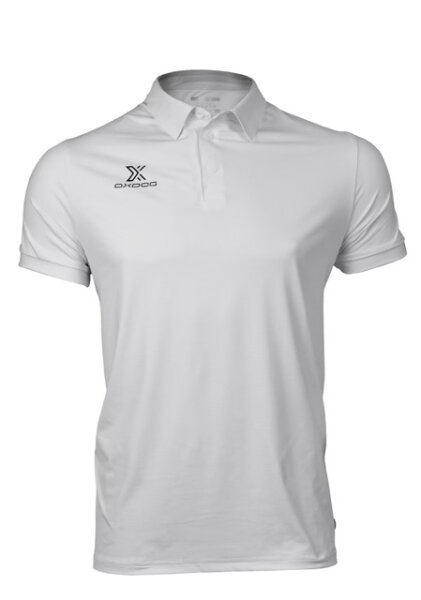 Oxdog DELTA Polo Shirt, Unihockey-Poloshirt, Größe XL, weiß, atmungsaktiv, Modell 8251900