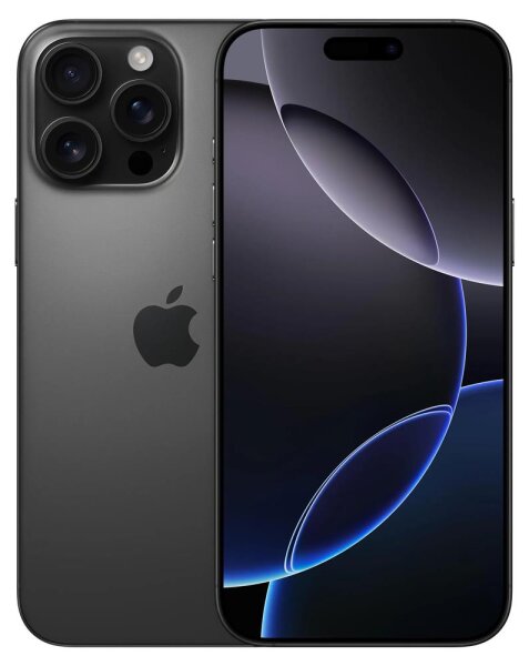 Apple iPhone 16 Pro Max 1TB, Titan Schwarz, Modell A3295, Garantie bis 07/2027, Smartphone, Top Zustand