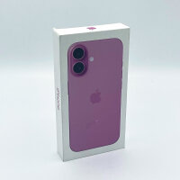 Apple iPhone 16 Smartphone, 128 GB, Pink, originalverpackt, unbenutzt, Modell MYEA3QL/A, A3287
