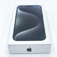 Apple iPhone 15 Pro, 128 GB, Titan Schwarz, Modell A2848 MTQM3LL/A, 100% Akku, 651 Ladezyklen, Smartphone