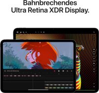 Apple iPad Pro 13", Wi-Fi, 256GB, Space Schwarz, Standardglas, Modell A2925, Tablet, 2024