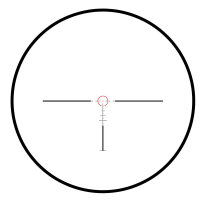 Hawke Optics 18402 Frontier 30 1-6x24 Riflescope with Tactical Dot Reticle