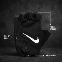 Nike 9092-67 Vapor Elite FG Trainingshandschuhe, Größe XL, Schwarz