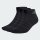 Adidas gepolsterte Unisex-Sport-Knöchelsocken, Größe M (40-42), 3 Paar, IA3947, Schwarz