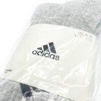 Adidas, IA3951, padded unisex crew socks, size L (43-45), 3 pairs, medium grey/white/black