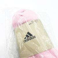 Adidas Kids Unisex Linear Ankle Socks, Size KXXL (31-33), 3 Pairs, Grey/White/Pink, IV7149